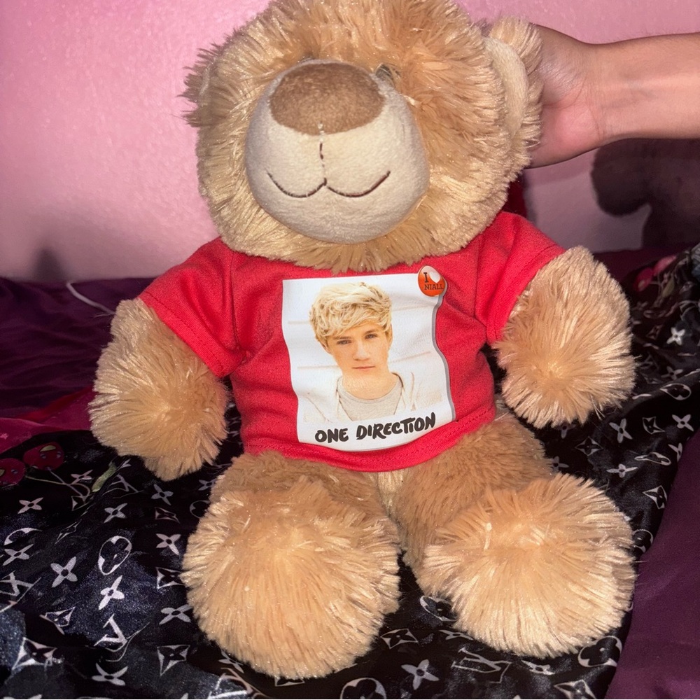 Rare Collectible 2013 1D (One Direction) Build A Bear With Niall Horan T-shirt